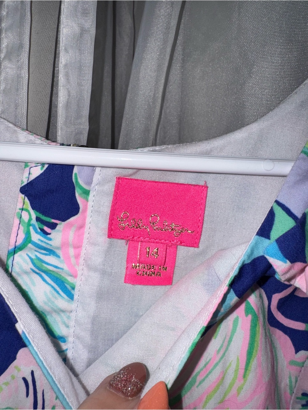 Girls Lilly Pulitzer Floral-Print dress